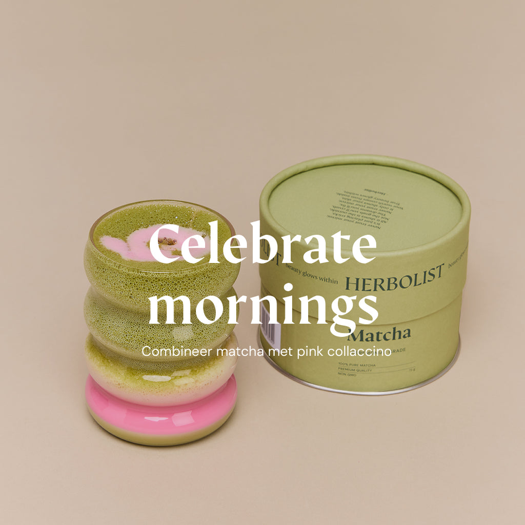 Herbolist Pink Matcha Collageen Bundel