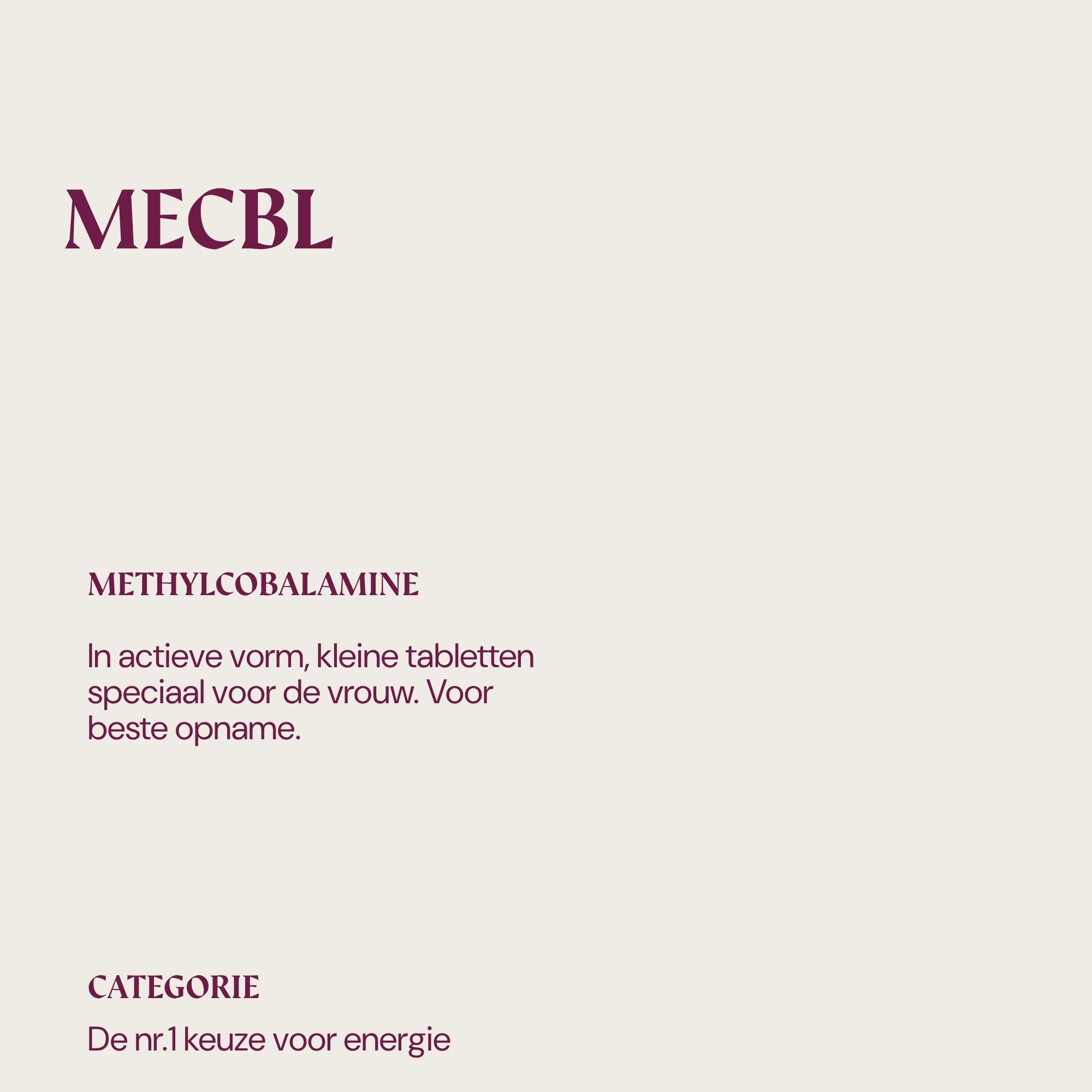 Herbolist Vitamine B12 women