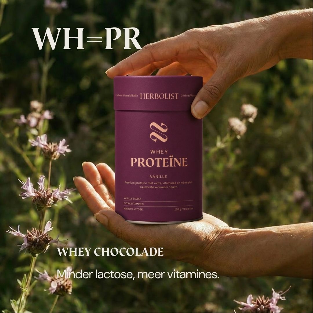 Herbolist Whey Proteïne Chocolade vrouw