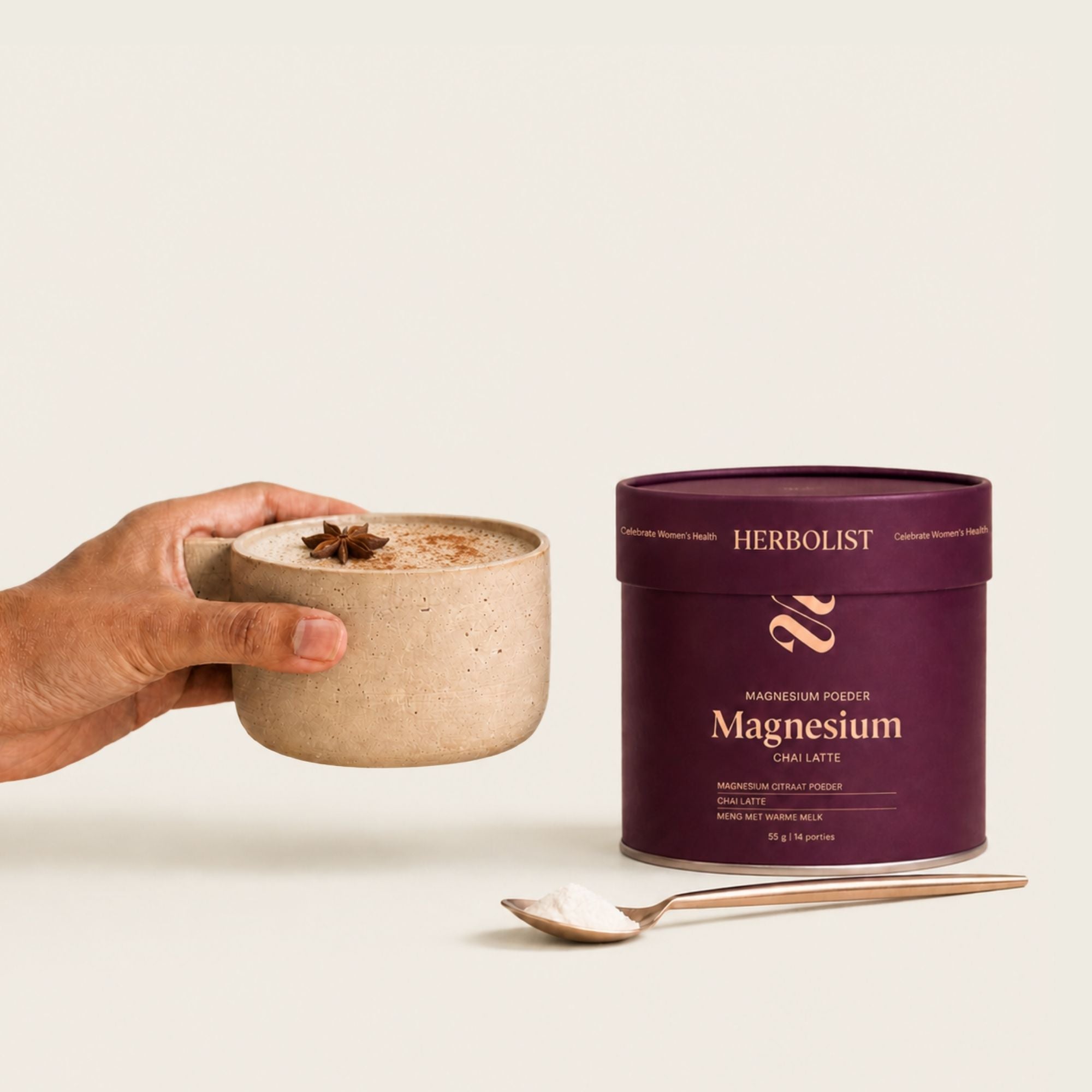 Magnesium poeder - Chai Latte
