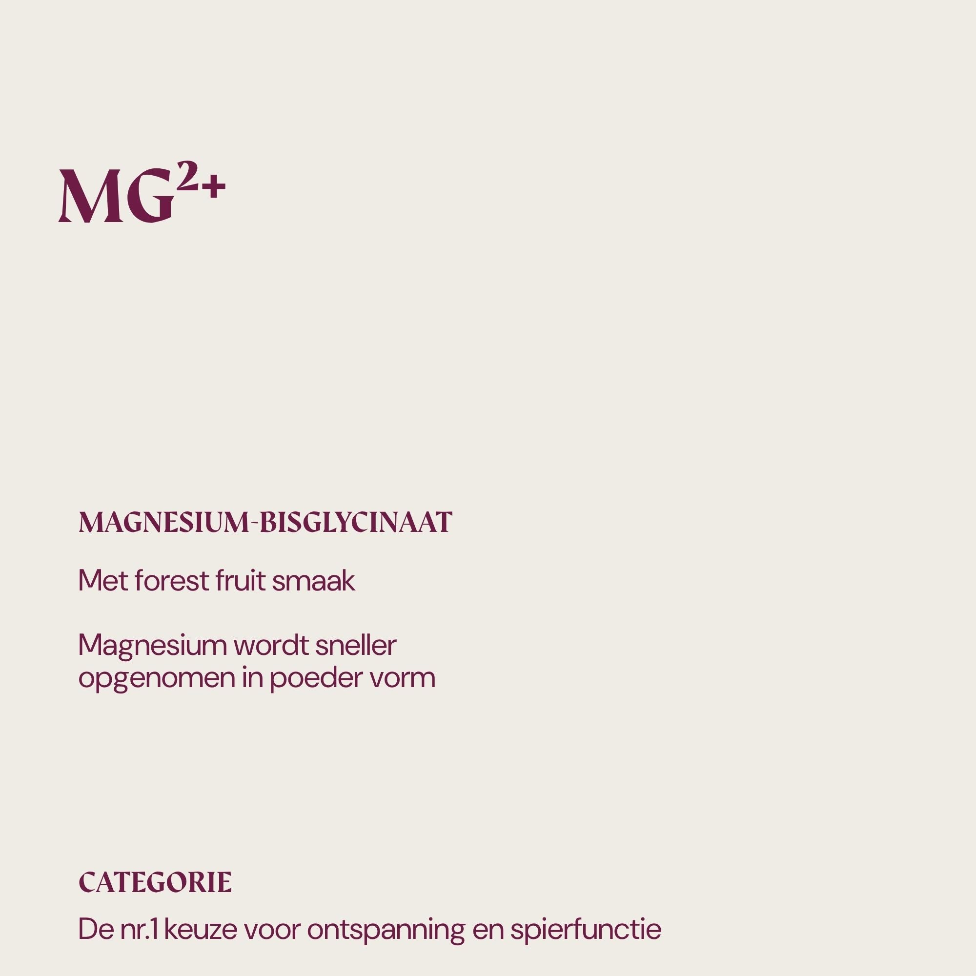 Magnesium poeder - Forest fruit