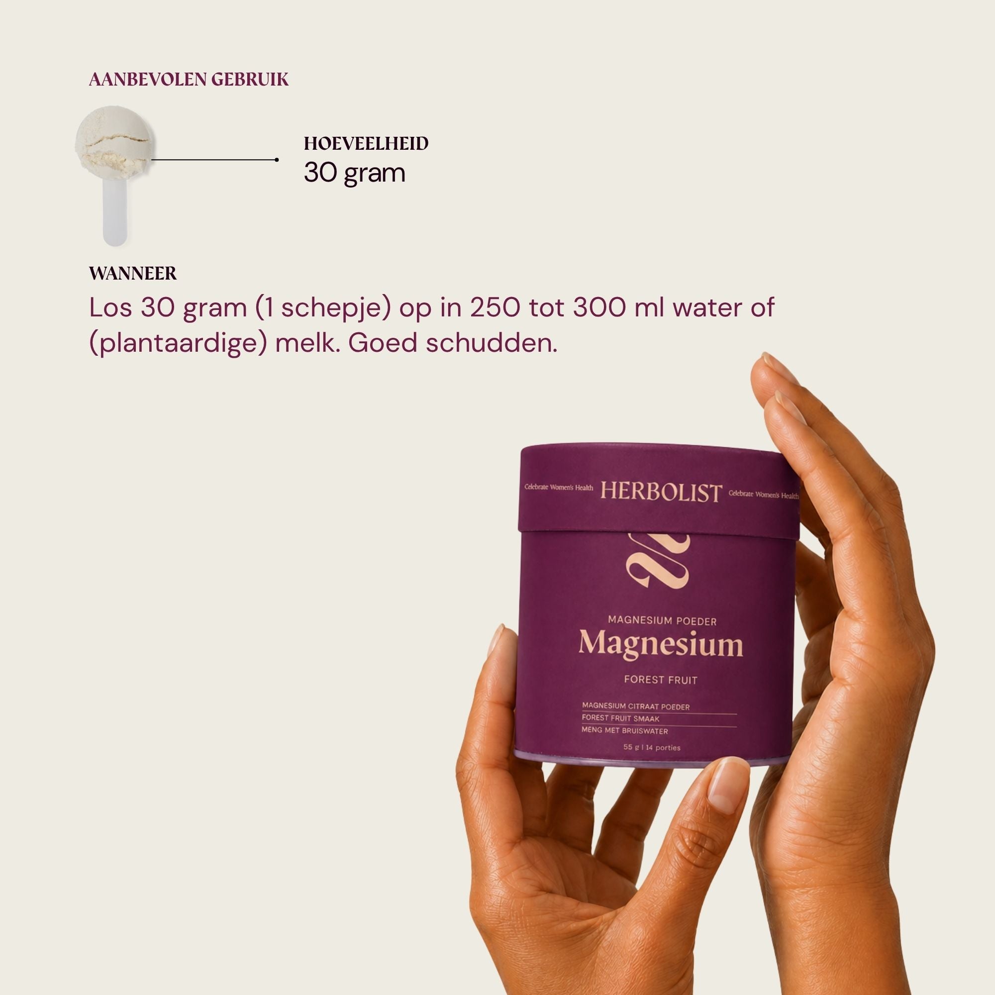 Magnesium poeder - Forest fruit
