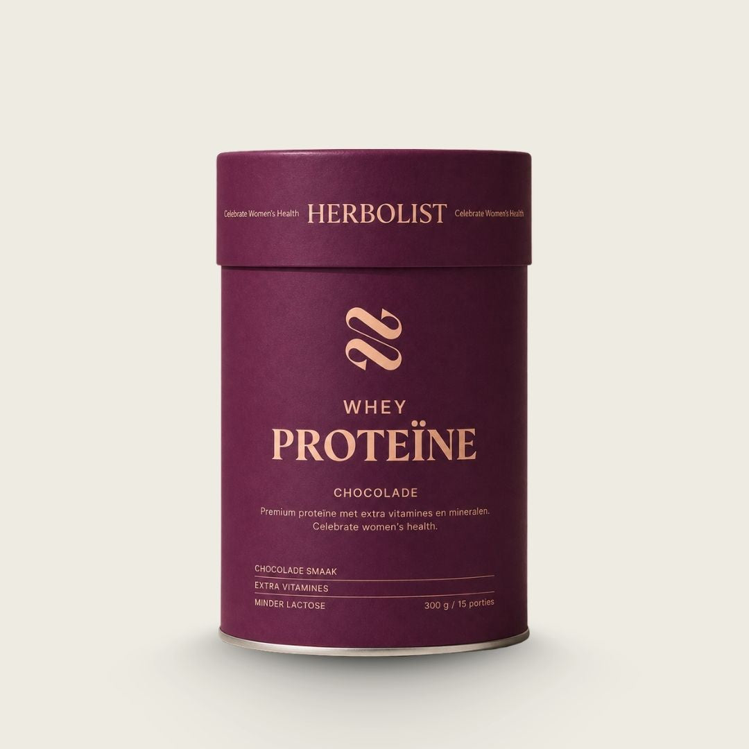 Herbolist Whey Proteïne Chocolade vrouw